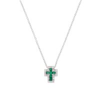 Collana Amen Donna Croci in Argento Zircone CLCRREBBVZ3 - CLCRREBBVZ3